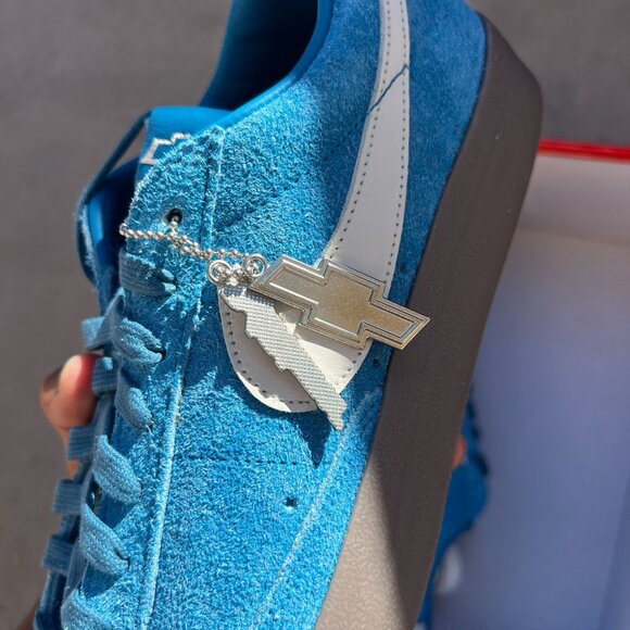 Nike Blazer Low Devin Booker Chevrolet Surf Blue HV2197-400 Men's 12 - Picture 7 of 7